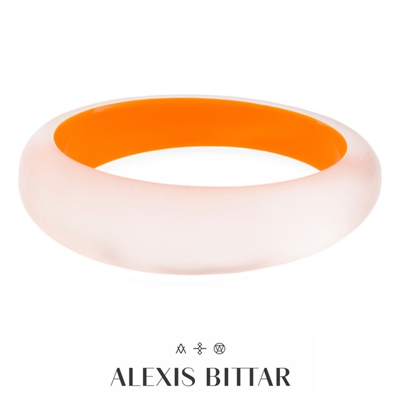 Alexis Bittar Jewelry - Alexis Bittar Tapered Two Tone Lucite Bangle Bracelet NWT